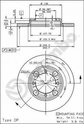 Brake Disc (BS 7348)
