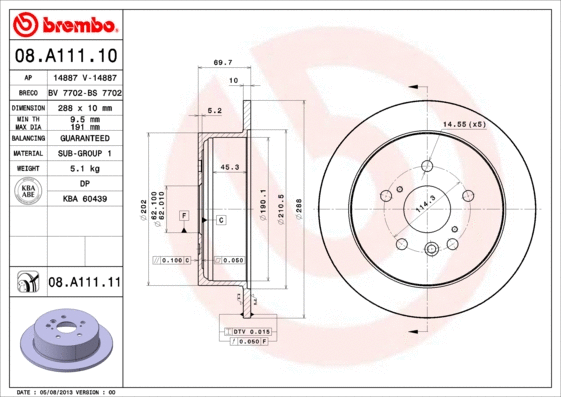 Brake Disc (BS 7702)