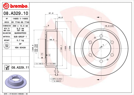 Brake Disc (BS 7746)