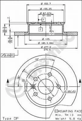 Brake Disc (BS 7426)