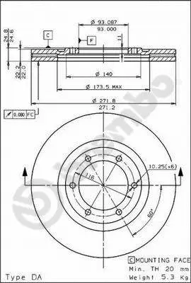 Brake Disc (BS 8041)