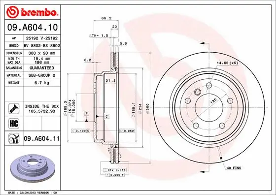Brake Disc (BV 8802)