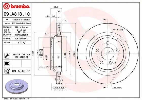 Brake Disc (BS 8862)