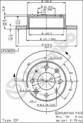 Brake Disc (BS 7258)