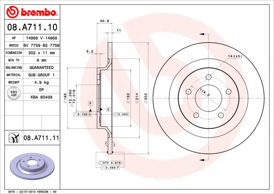 Brake Disc (BS 7759)