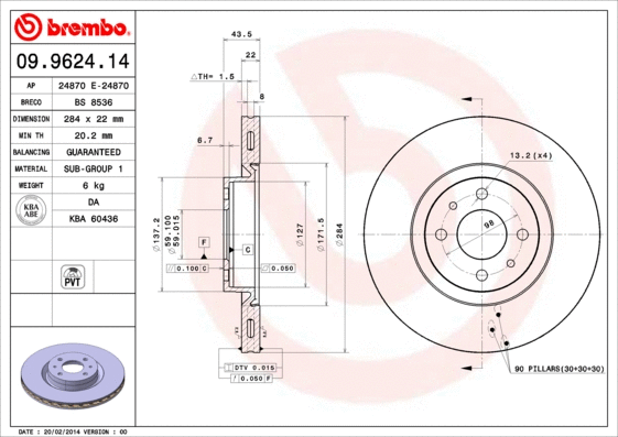 Brake Disc (BS 8536)