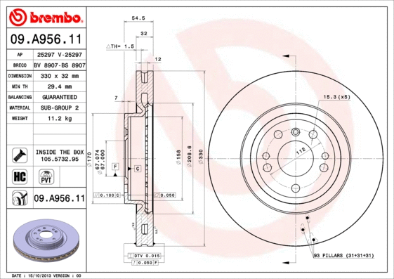 Brake Disc (BV 8907)
