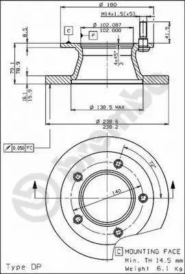 Brake Disc (BS 7390)