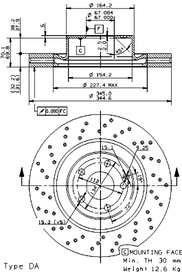 Brake Disc (BS 8543)