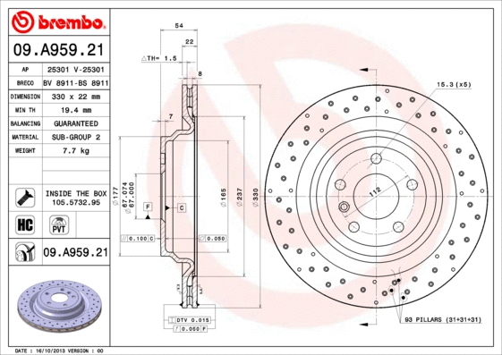 Brake Disc (BV 8911)