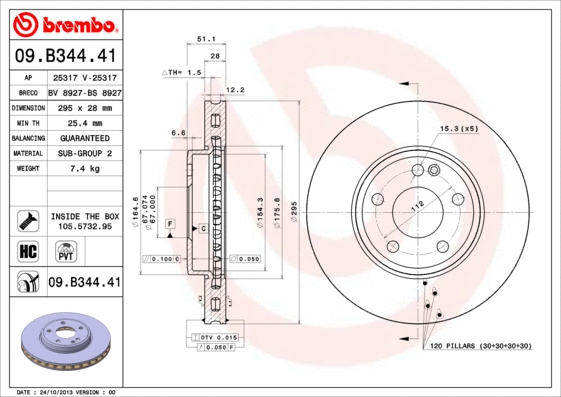Brake Disc (BV 8927)