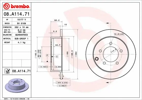 Brake Disc (BV 6169)