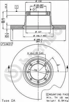 Brake Disc (BS 7828)