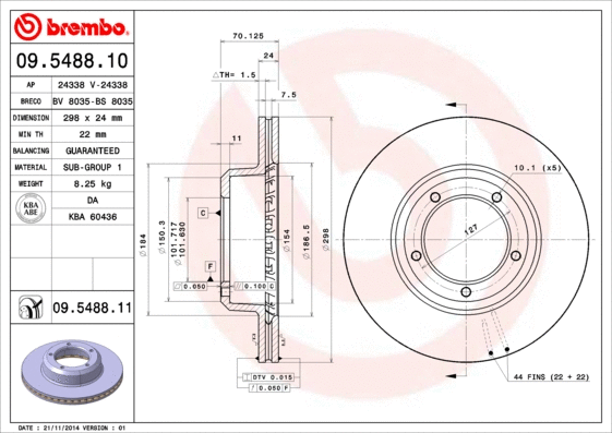 Brake Disc (BS 8035)