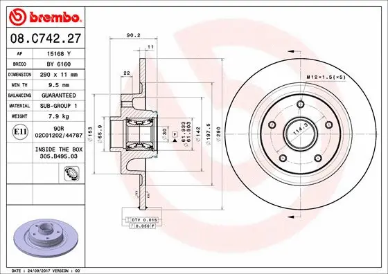 Brake Disc (BY 6160)