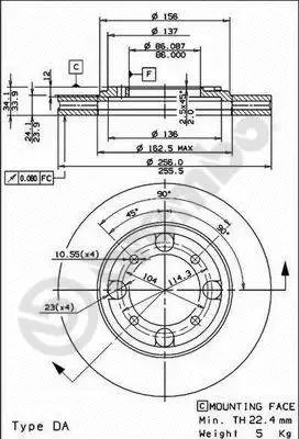 Brake Disc (BS 8183)