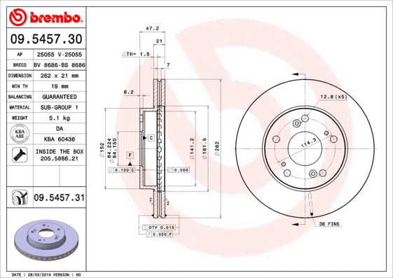 Brake Disc (BS 8686)