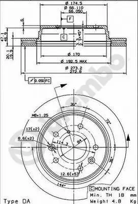 Brake Disc (BS 8481)
