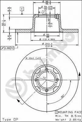Brake Disc (BS 7261)