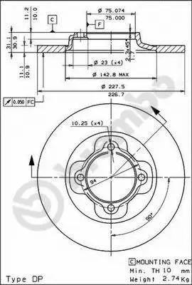 Brake Disc (BS 7269)