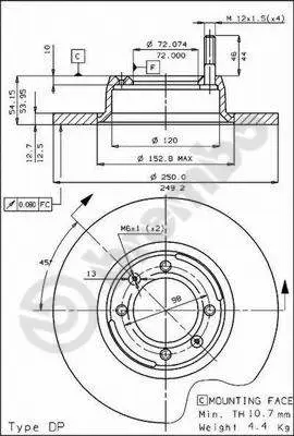 Brake Disc (BS 7228)