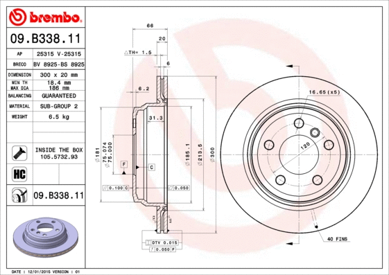Brake Disc (BV 8925)
