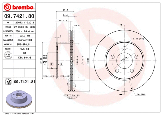 Brake Disc (BS 8383)