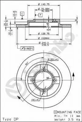 Brake Disc (BS 7321)
