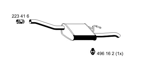 Rear Muffler (341103)
