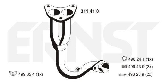 Exhaust Pipe (311410)