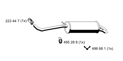 Rear Muffler (111263)