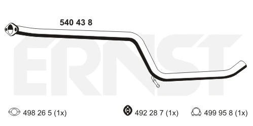 Exhaust Pipe (540438)