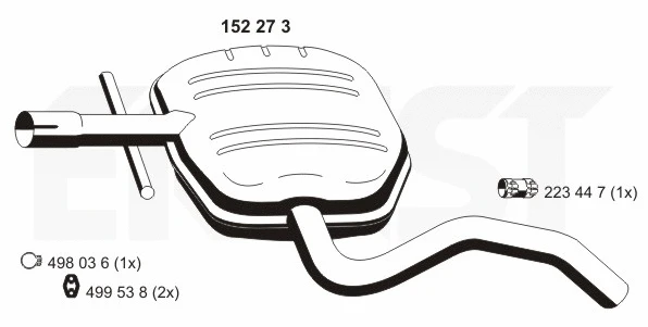 Centre Muffler (152273)