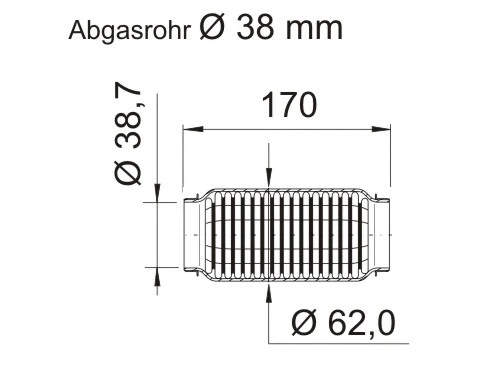 Flexible Pipe, exhaust system