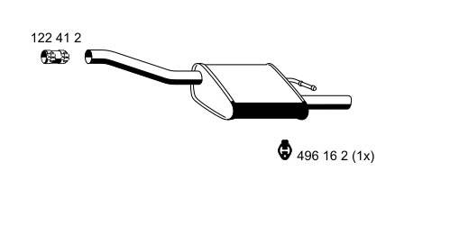 Rear Muffler (313209)