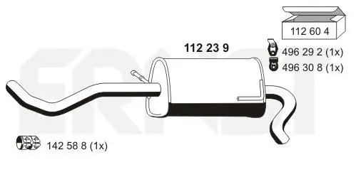 Rear Muffler (112239)