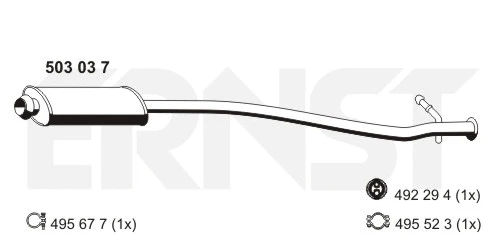 Centre Muffler (503037)