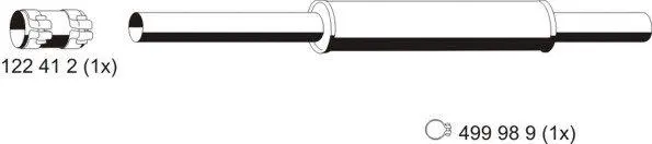 Front Muffler (142014)