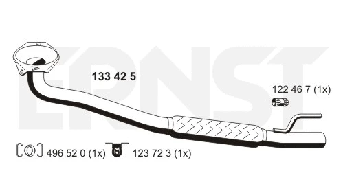Exhaust Pipe (133425)