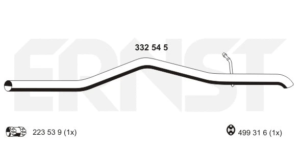 Exhaust Pipe (332545)