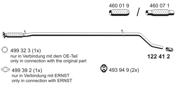 Exhaust Pipe (550406)