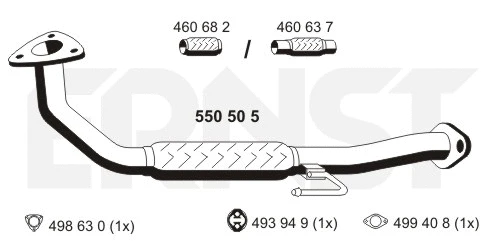Exhaust Pipe (550505)