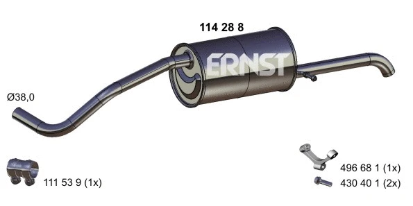 Rear Muffler (114288)