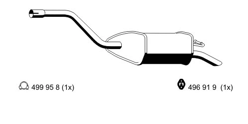 Rear Muffler (344159)