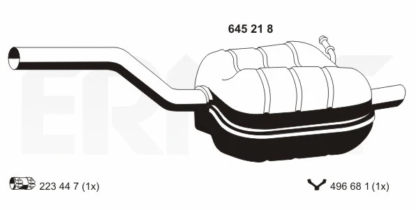 Rear Muffler (645218)