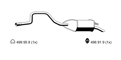 Rear Muffler (344142)