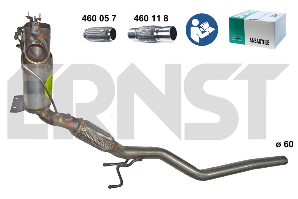 Soot/Particulate Filter, exhaust system (910910)