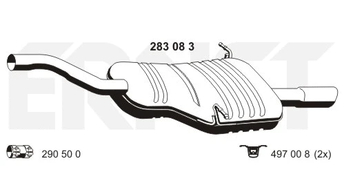 Rear Muffler (283083)