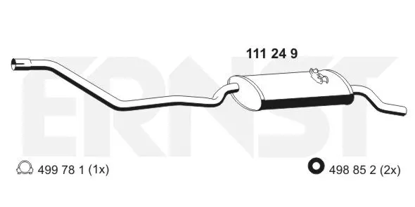 Rear Muffler (111249)