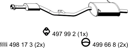 Rear Muffler (273053)